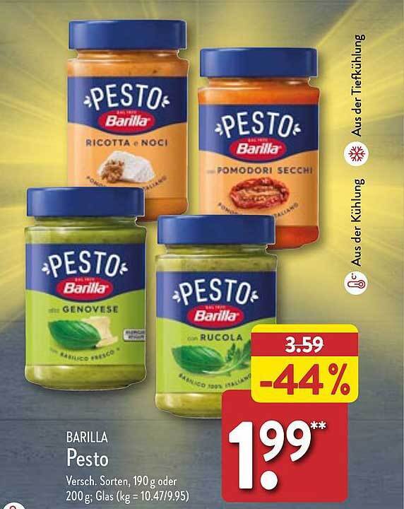 Barilla pesto Angebot bei Aldi Nord