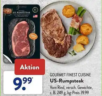 Aldi Süd Gourmet finest cuisine us-rumpsteak Angebot