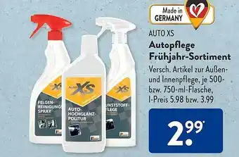 Aldi Süd Auto xs autopflege frühjahr-sortiment Angebot