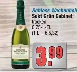 alldrink Schloss wachenheim sekt grün cabinet Angebot