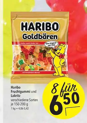 CITTI Markt Haribo fruchtgummi und lakritz Angebot
