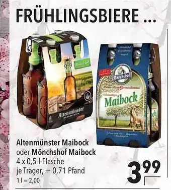 CITTI Markt Altenmünster maibock oder mönchshof maibock Angebot