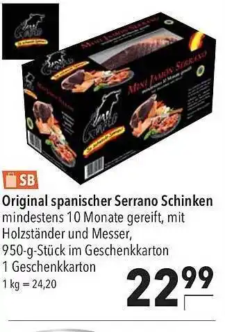 CITTI Markt Original spanischer serrano schinken Angebot