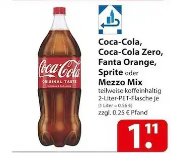 Famila Nord Ost Coca-cola, zero, fanta orange, sprite oder mezzo-mix Angebot