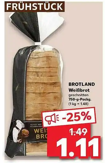 Kaufland Brotland weißbrot Angebot