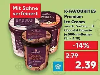 Kaufland K-favourites premium ice cream Angebot