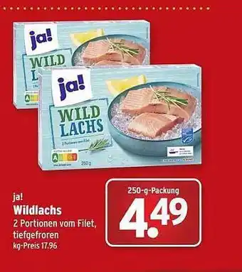 Wasgau Ja! wildlachs Angebot