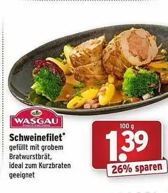 Wasgau Schweinefilet Angebot