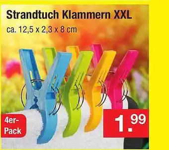 Zimmermann Strandtuch klammern xxl Angebot