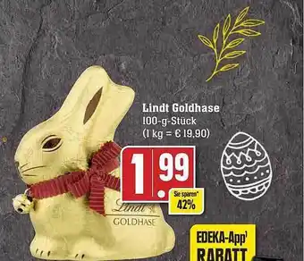 Scheck-in-Center Lindt goldhase Angebot