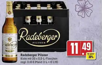 Scheck-in-Center Radeberger pilsner Angebot