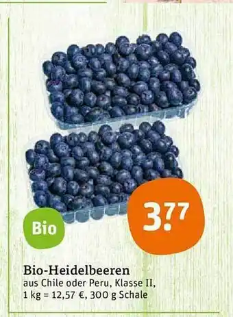 tegut Bio-heidelbeeren Angebot