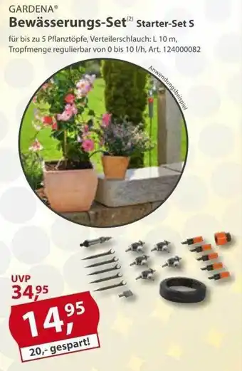 Sonderpreis Baumarkt Gardena bewässerungs-set starter-set s Angebot