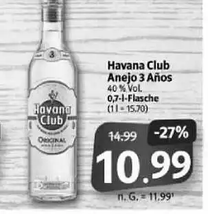 Markant Markt Havana club anejo 3 años Angebot