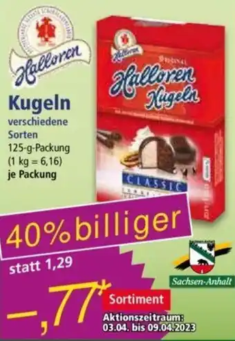 Norma Halloren Kugeln 125 g Packung Angebot