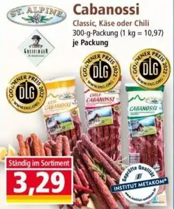 Norma St. Alpine Cabanossi 300 g Packung Angebot