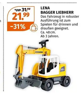 Müller Lena Bagger Liebherr Angebot