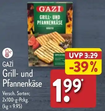 Aldi Nord Gazi Grill und Pfannenkäse 2x100 g Pckg. Angebot