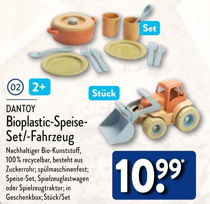 Dantoy – Bouilloire Et Plaque De Cuisson En Bioplastique Bleu – Jouet D’imitation Cuisine Pour Enfants