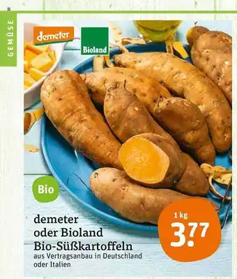 tegut Demeter Oder Bioland Bio-süßkartoffeln Angebot