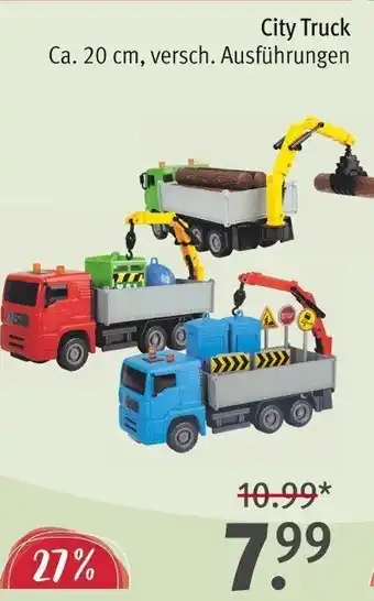 Rossmann City Truck Angebot