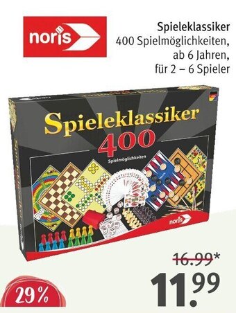 Rossmann noris Spieleklassiker Angebot
