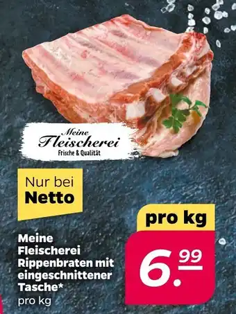 NETTO Meine Fleuscherei Rippenbraten mit eingeschnittener Tasche* Angebot