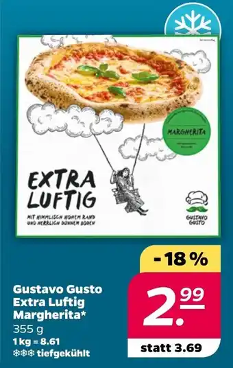 NETTO Gustavo Gusto Extra Luftig Margherita* 355 g Angebot