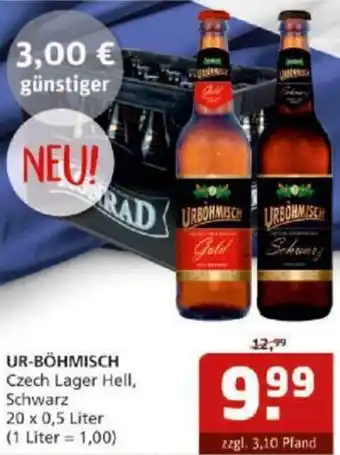 Getränke Quelle Ur-Böhmisch 20x0,5 Liter Angebot