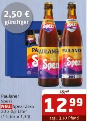 Getränke Quelle Paulaner Spezi 20x0,5 Liter Angebot