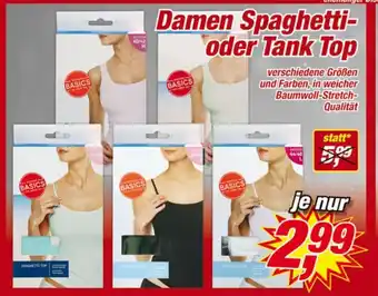 Posten Börse Damen Spaghetti oder Tank Top Angebot