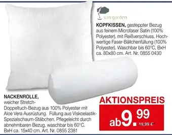 Möbel Heinrich Nackenrolle oder Kopfkissen Angebot