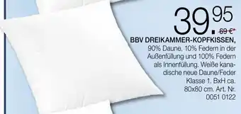 Möbel Heinrich BBV Dreikammer Kopfkissen Angebot