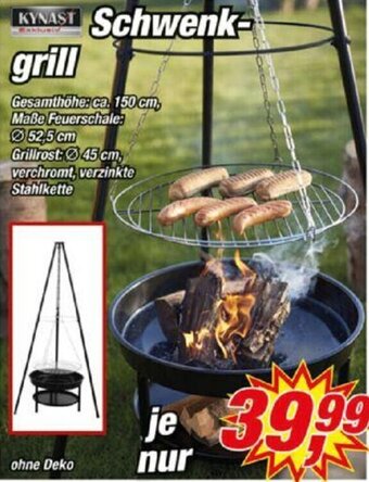 Posten Börse Kynast Schwenkgrill Angebot