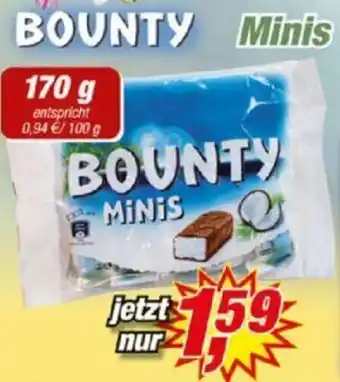 Posten Börse Bounty Minis 170 g Angebot