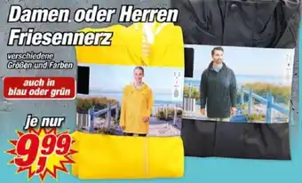 Posten Börse Damen oder Herren Friesennerz Angebot