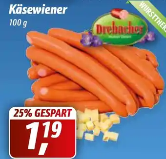 Simmel Käsewiener 100g Angebot