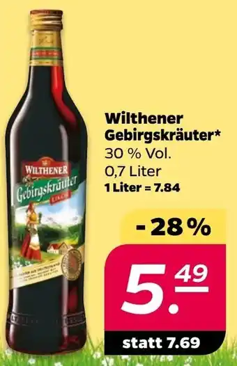 NETTO Wilthener Gebirgskräuter 0,7 Liter Angebot