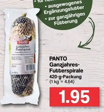 Famila Nord West Panto Ganzjahres Futterspirale 420g Angebot