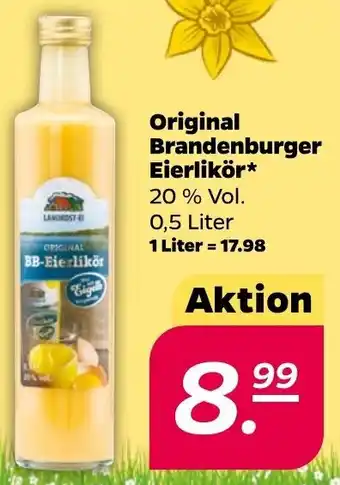 NETTO Original Brandenburger Eierlikör 0,5 Liter Angebot