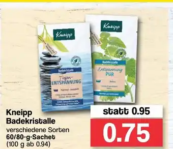 Famila Nord West Kneipp Badekristalle 60/80g Angebot