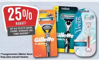 Famila Nord West Gillette Mach 3, Fusion 5, Skinguard und Venus  Rasierer Angebot