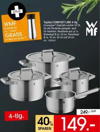 Zurbrüggen WMF Topfset Comfort Line 4-tlg. Angebot