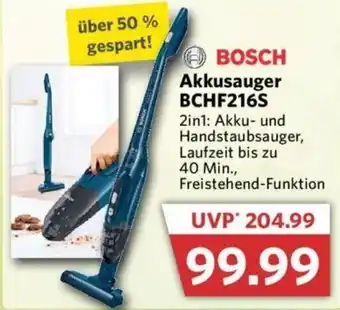 Combi Bosch Akkusauger BCHF216S Angebot