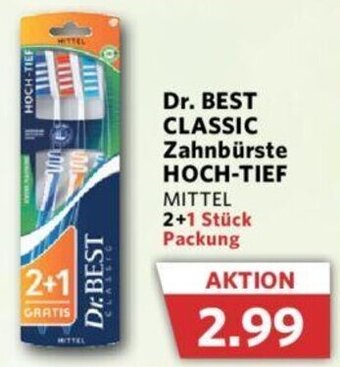 Combi Dr. Best Classic Zahnbürste Hoch Tief Angebot