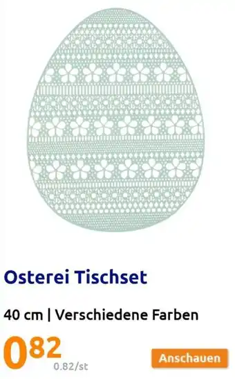 Action Osterei Tischset 40 cm Angebot