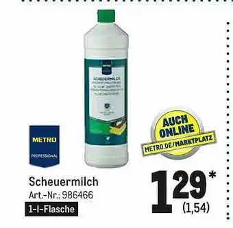 METRO Scheuermilch Angebot