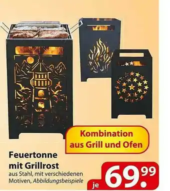 Famila Nord Ost Feuertonne Mit Grillrost Angebot