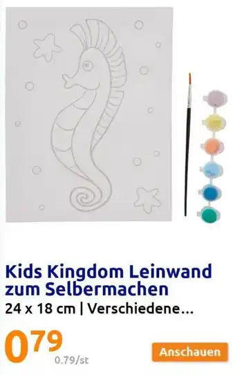 Action Kids Kingdom Leinwand zum Selbermachen 24 x 18 cm Angebot