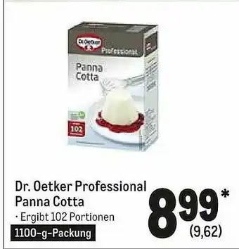 METRO Dr. Oetker Professional Panna Cotta Angebot